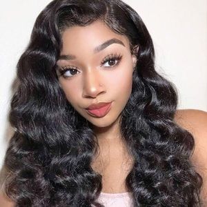 BRAND NEW 180 Density 13x4 28 Inch Lace Front Wig Black